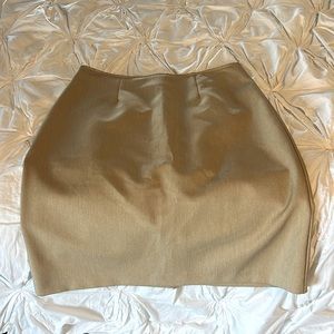 Juniors tan a-line skirt - size 5. Like new!